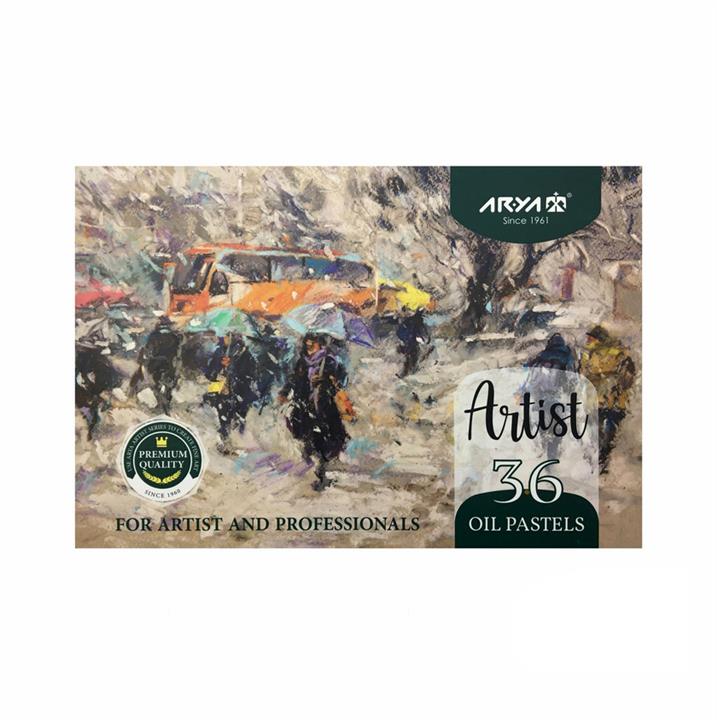 پاستل بسته 36 رنگ حرفه ای آرتیست آریا